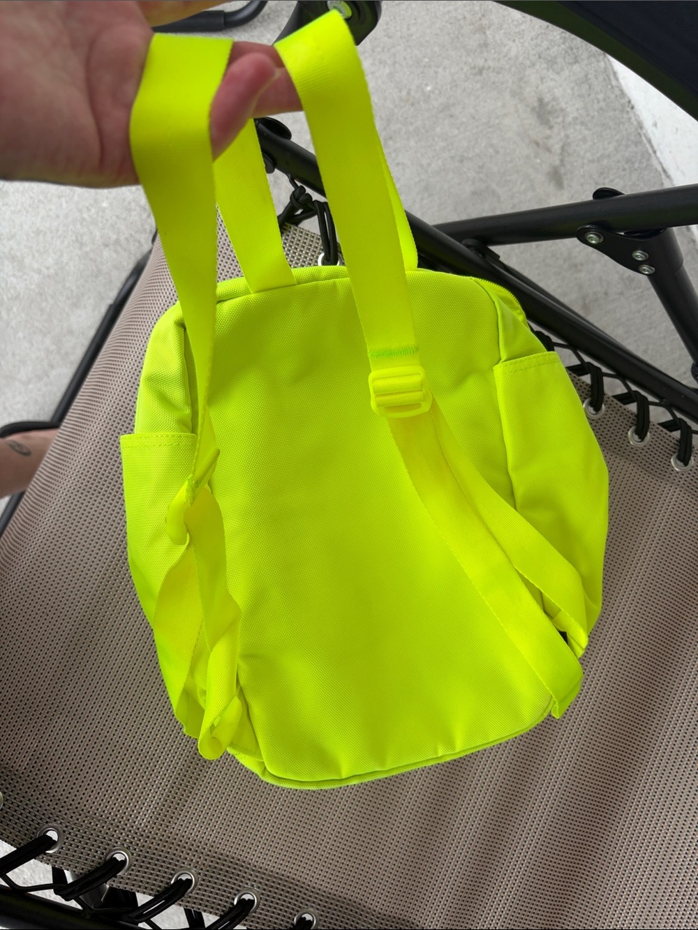 Baboon to the moon Gilardi neon yellow mini backpack DISCONTINUED - Picture 2 of 10